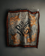 “Jean Paul Gaultier” 90’s-00’s Graphic logo scarf