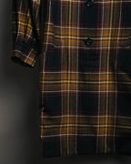 "Yves Saint Laurent" 80's-90's Plaid wool coat dress
