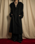 "BELLUMORE／ANTONIO FUSCO"
Fly front 100% cashmere chester coat