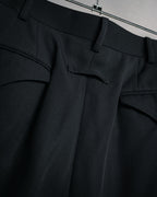 “GAULTIER objet HOMME” 90’s Two tuck wide trousers