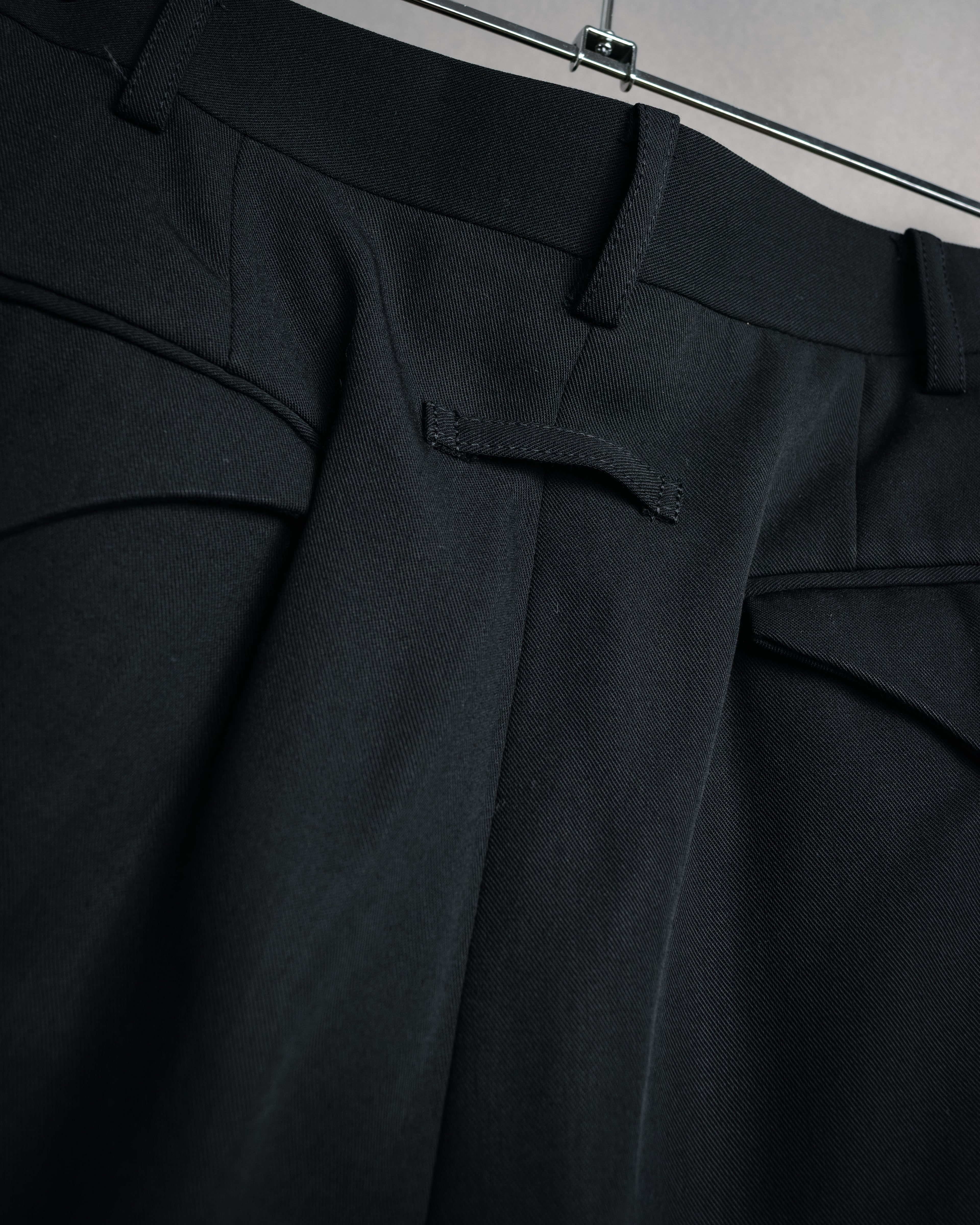 “GAULTIER objet HOMME” 90’s Two tuck wide trousers