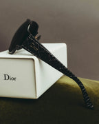 "Christian Dior" 10's Oversized quilted temple sunglasses