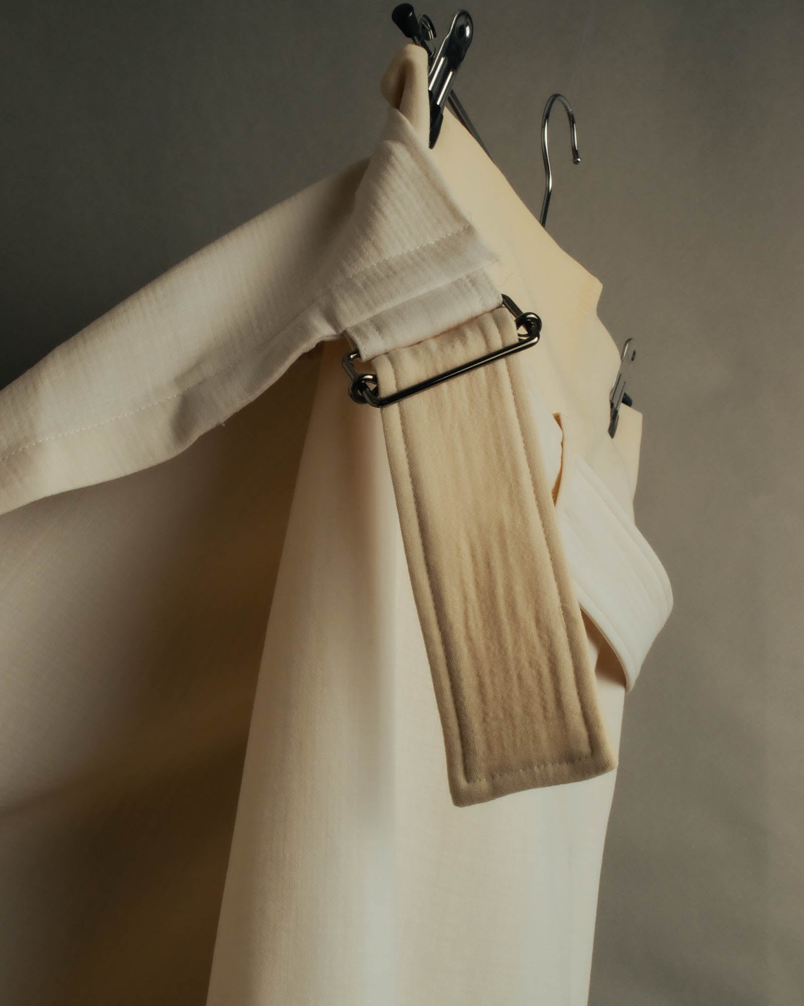 "Y's" 80's-early 90's Relaxed tailored wool skirt suit
