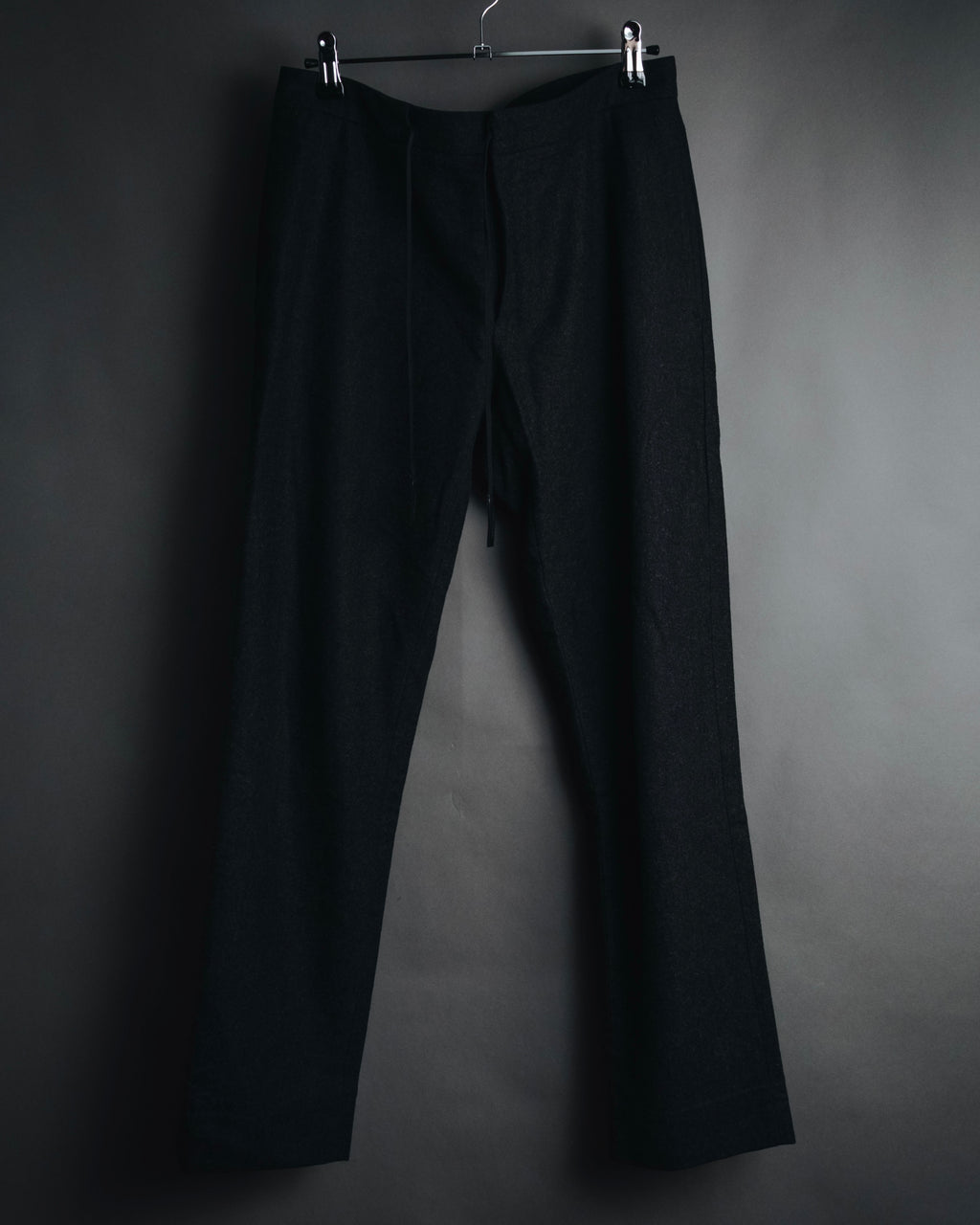 "Maison Margiela" 2016AW drawstring wool tailored slacks
