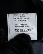 "John Galliano" Herringbone weave short length zip blouson