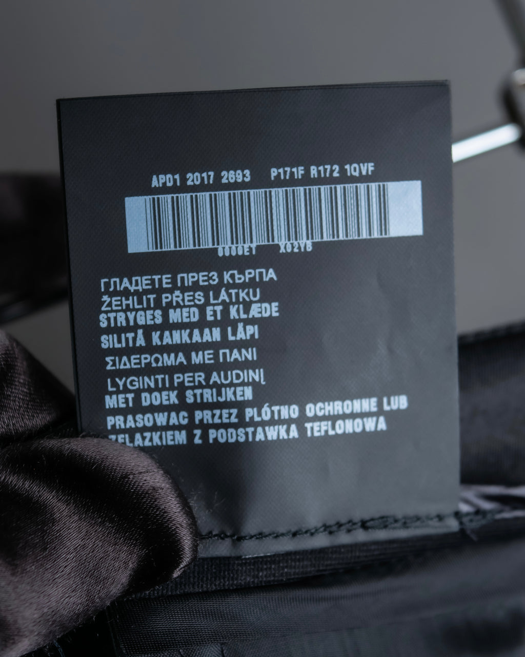 "PRADA" 100% silk pleated skirt