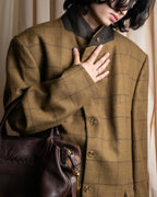 "THE HOUSE OF BRUAR" Check pattern out pocket design 2way tailored jacket