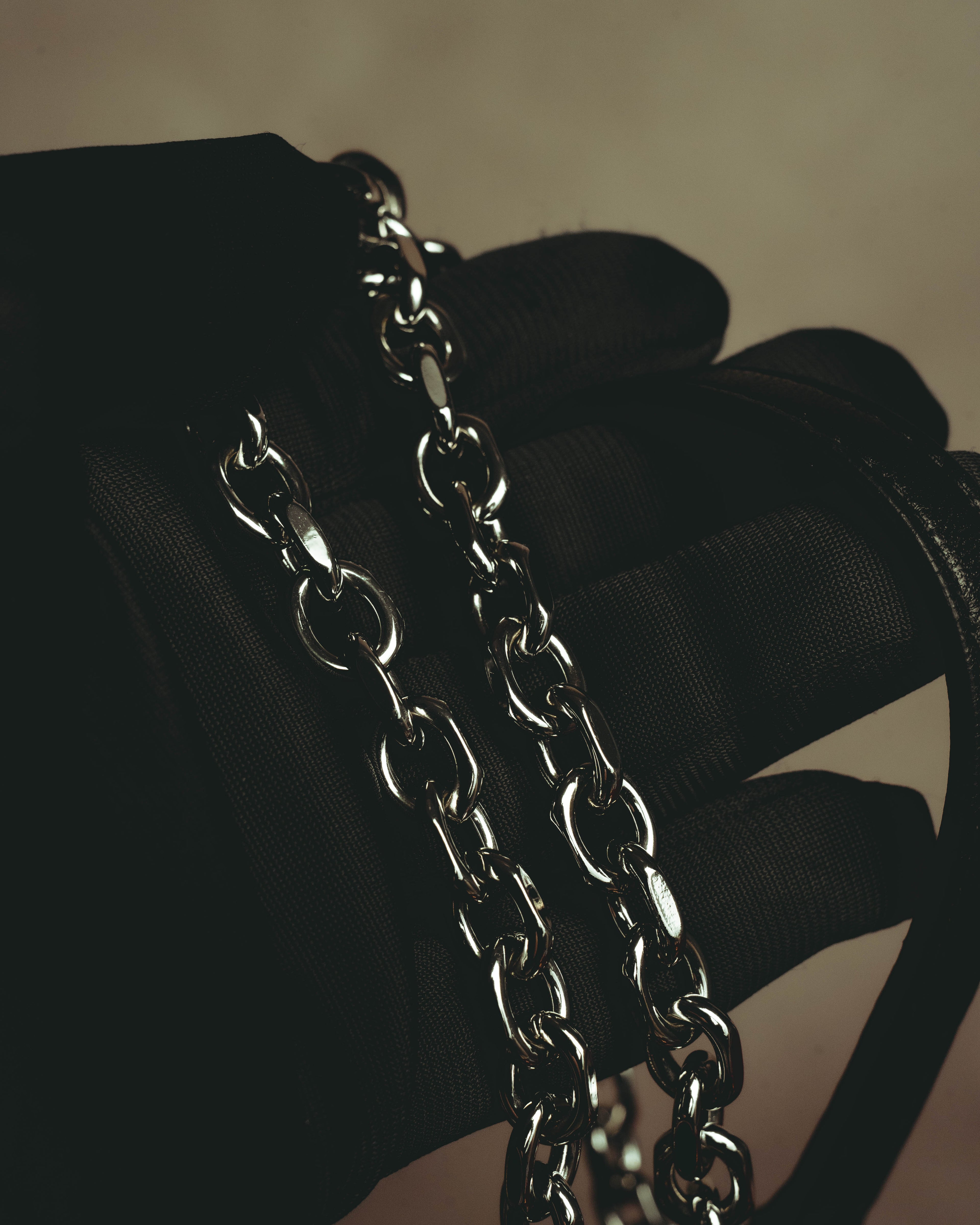–SPECIAL– "Maison Margiela" 2020's Quilted leather chain shoulder bag