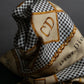 "Christian Dior" Houndstooth base logo and chain print large scarf