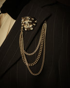 –SPECIAL– “CHANEL” 2005 Spring crystal CC chain majeste