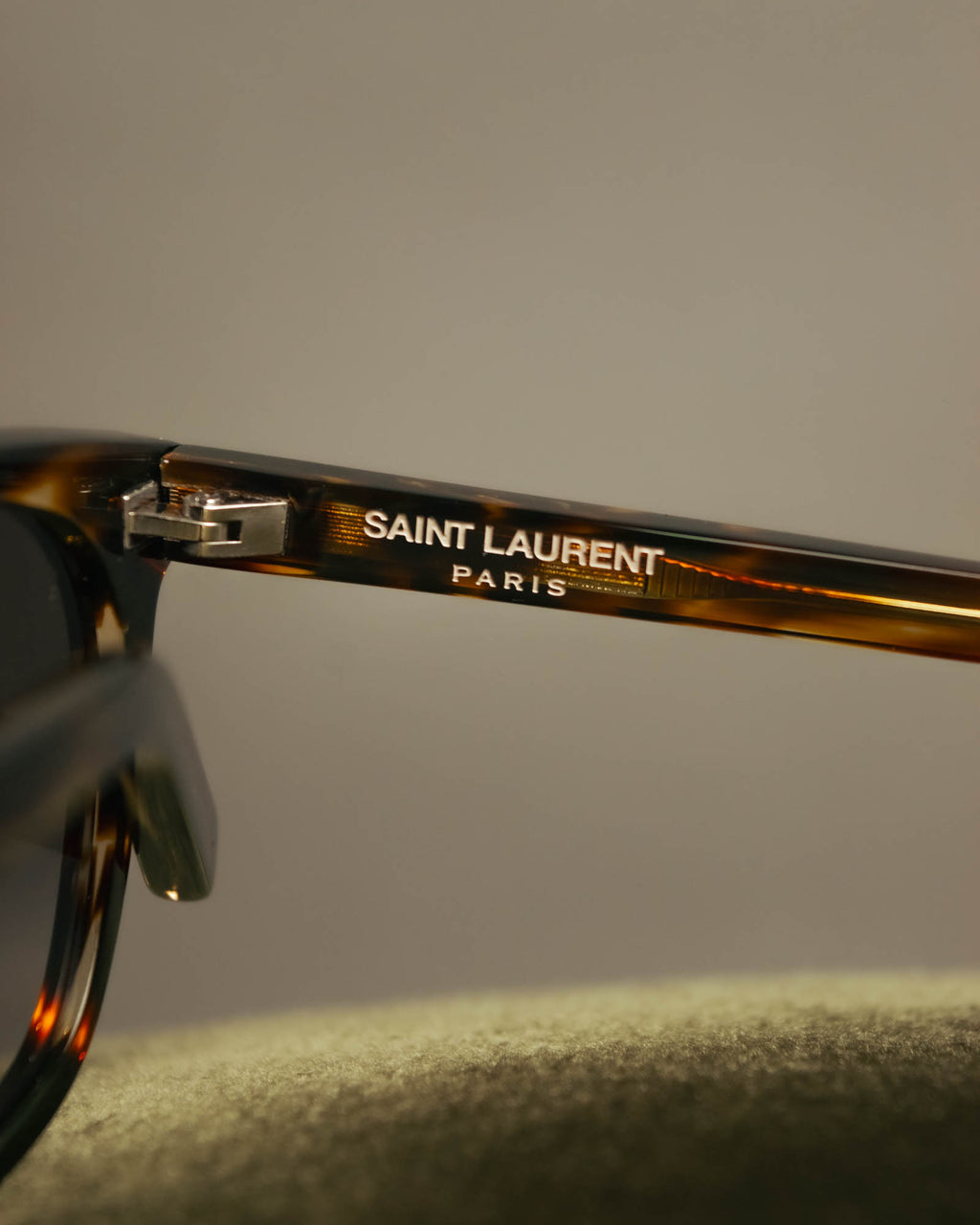 “SAINT LAURENT” YSL Bold 28 Havana sunglasses