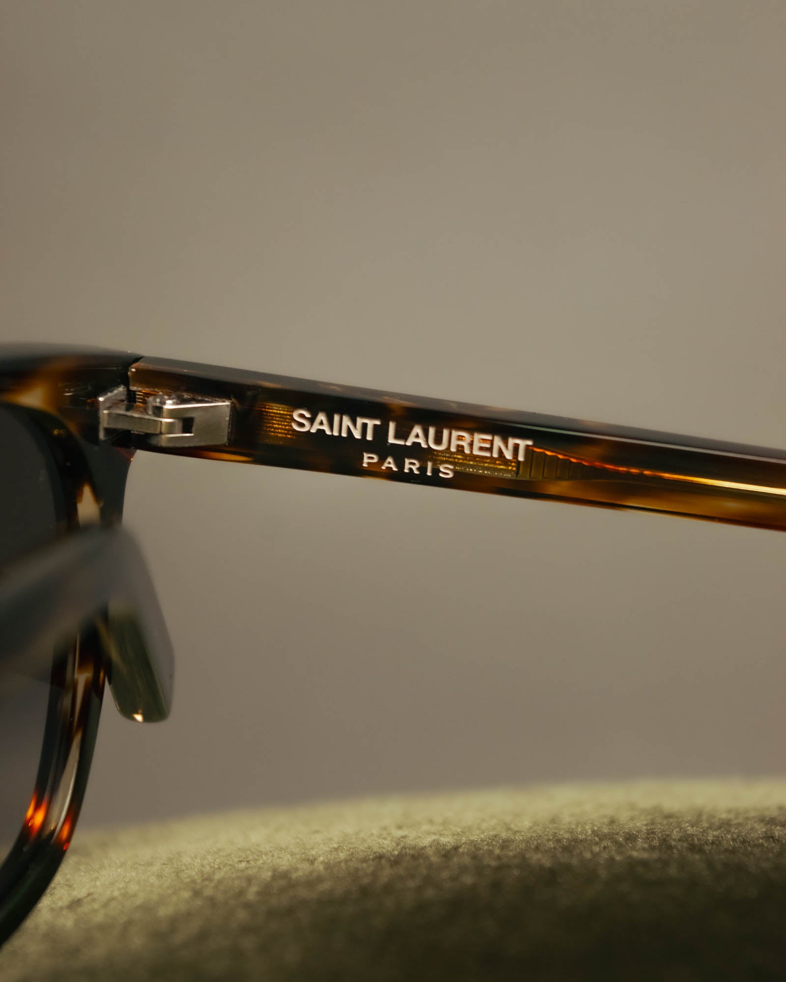 “SAINT LAURENT” YSL Bold 28 Havana sunglasses