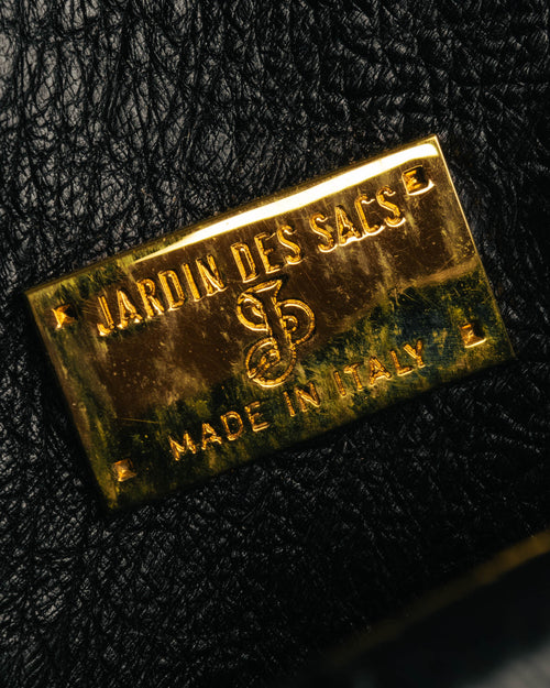 “Jardin des Sacs” 80’s-90’s Ostrich leather top handle bag