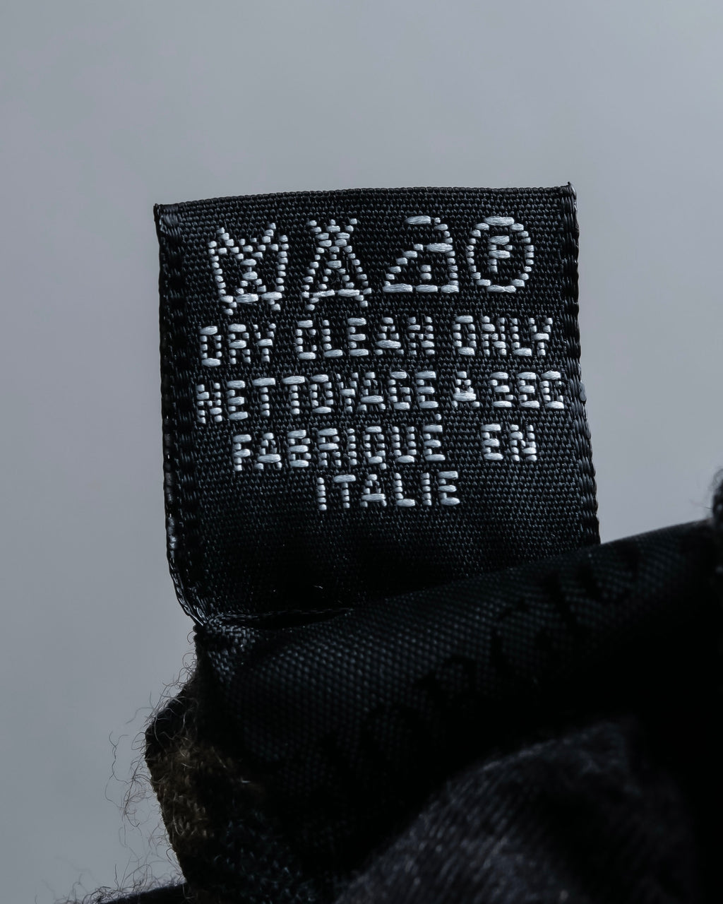 "ARMANI COLLEZIONI" Houndstooth wool necktie