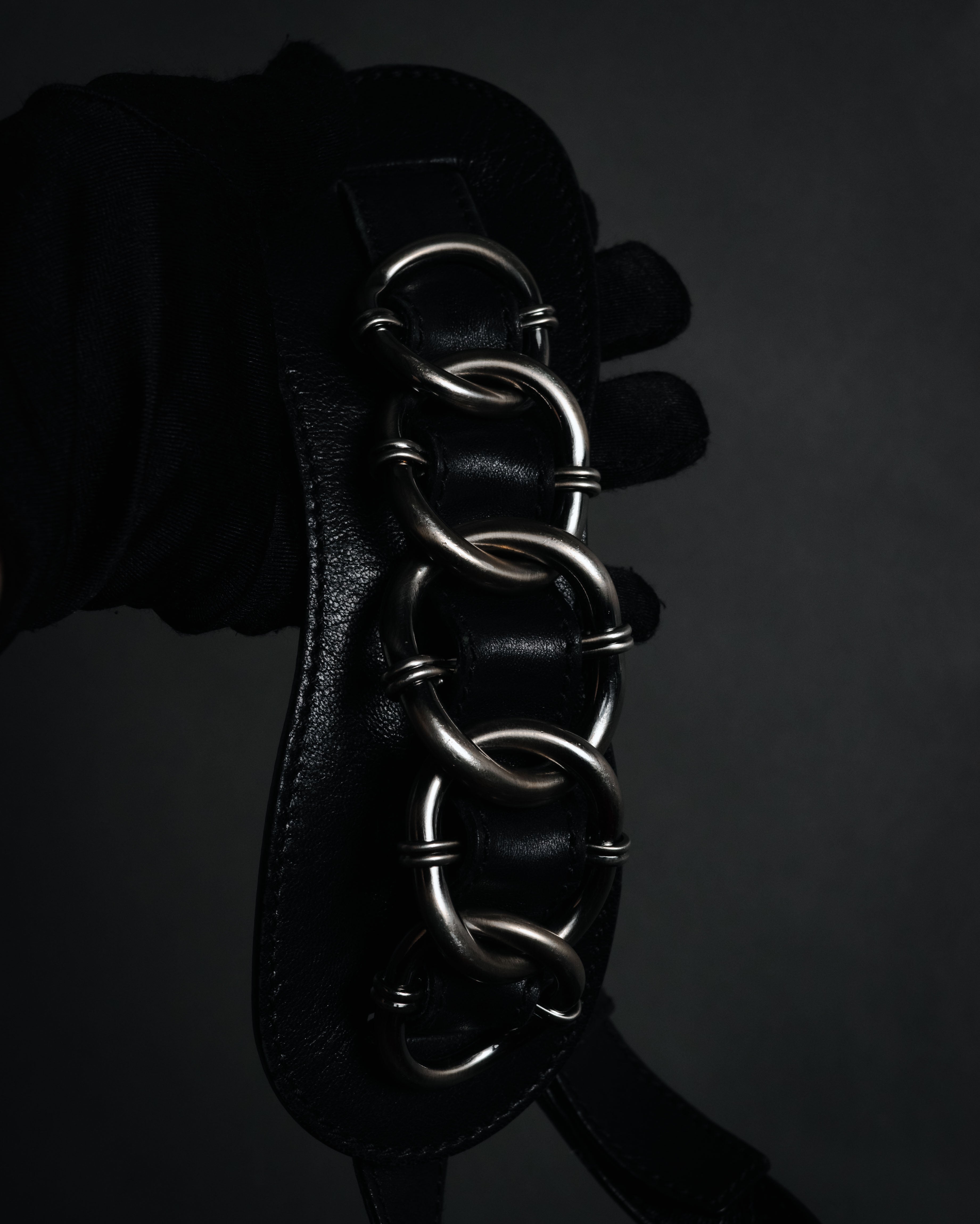 –SPECIAL– "Salvatore Ferragamo"
00’s Gancini ring-gathered nappa 2way bag