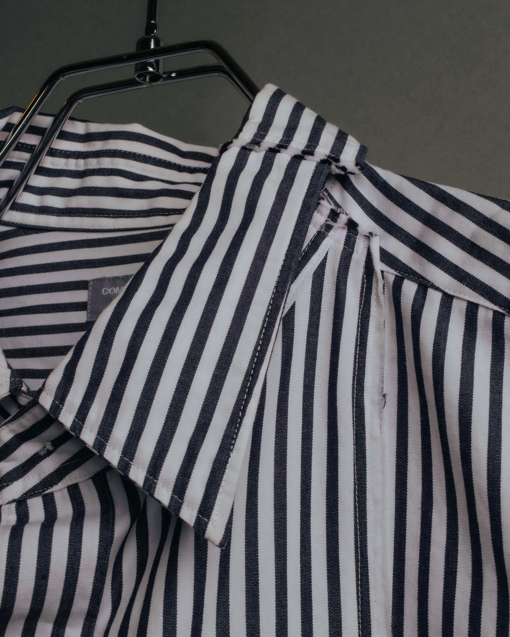 "COMME des GARCONS HOMME" 00's Graphic striped long sleeve shirt