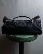 "PRADA" Nylon leather combination one shoulder bag