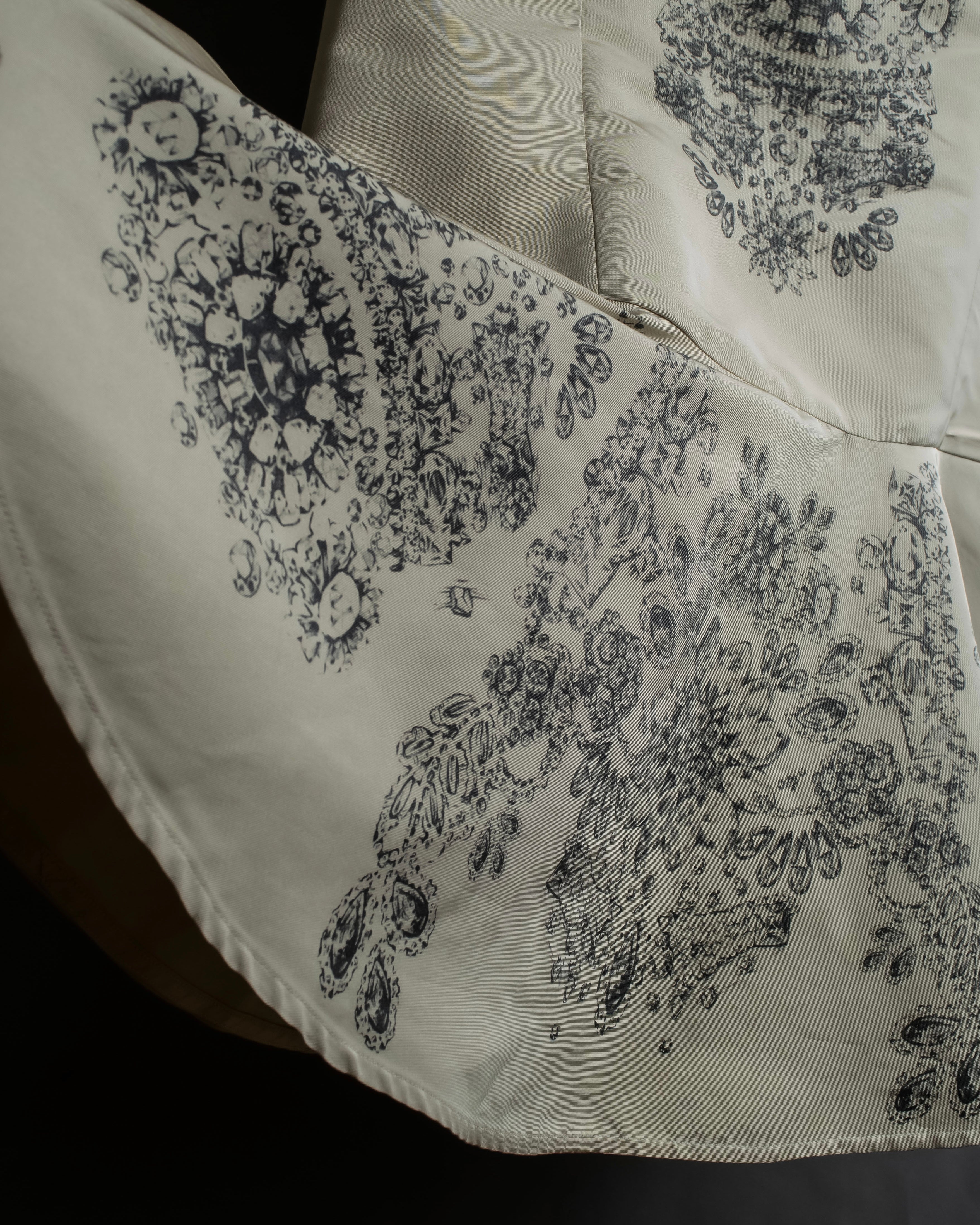 "RED VALENTINO" Baroque print sleeveless dress