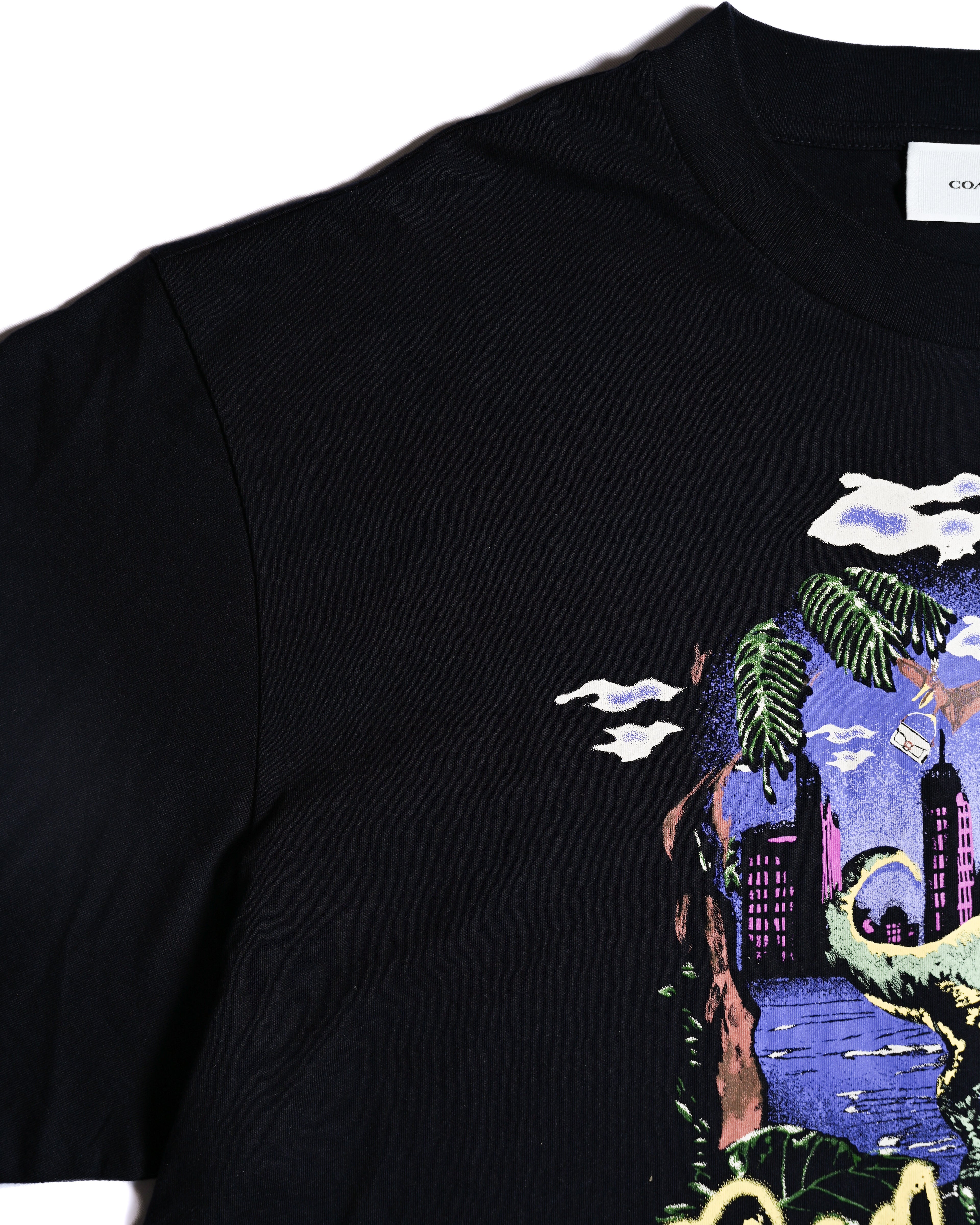 COACH/ “Rexy 10th Birthday Jungle Relaxed T-Shirt” Navy