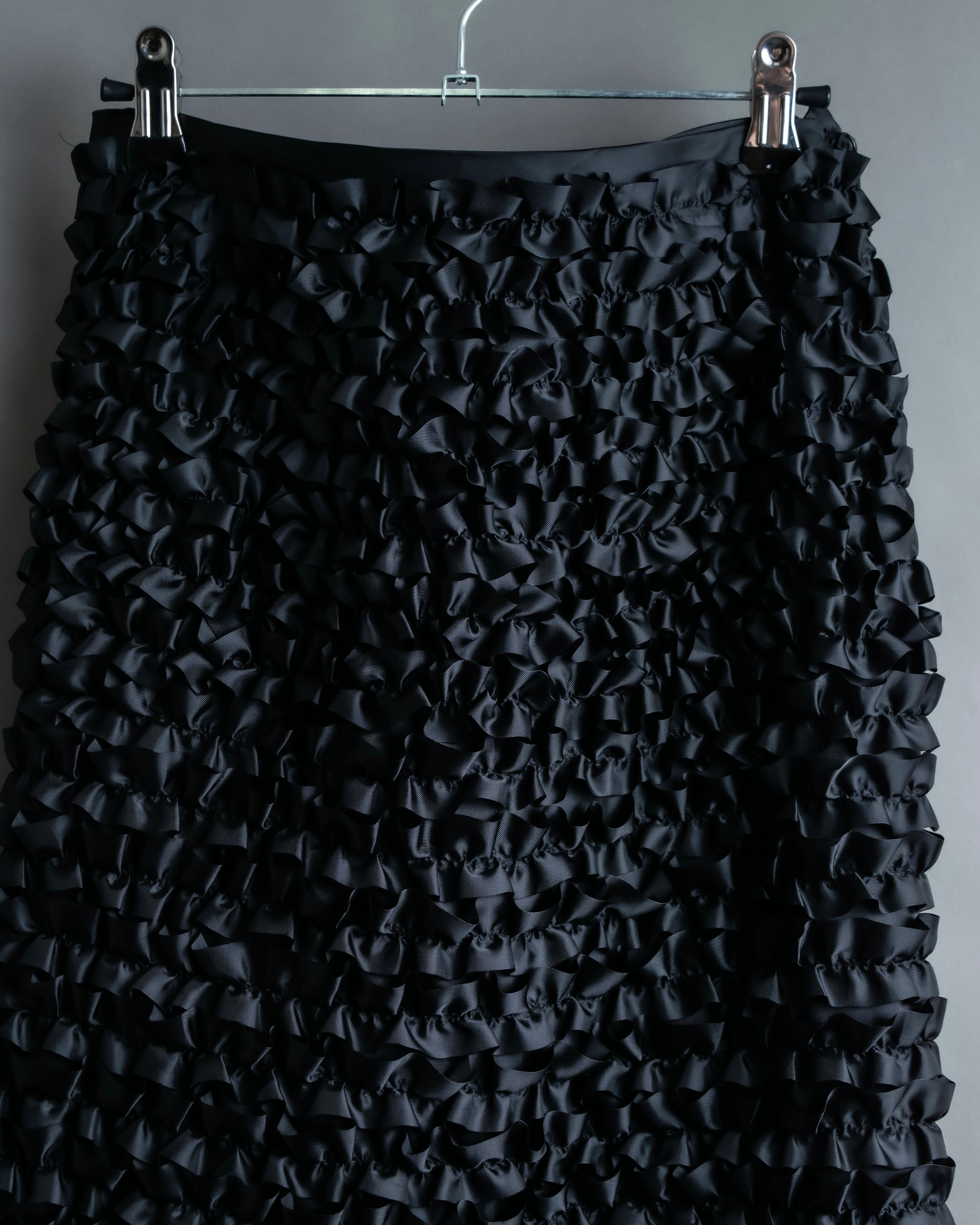 “tricot COMME des Garçons AD1999" Ribbon designed long skirt