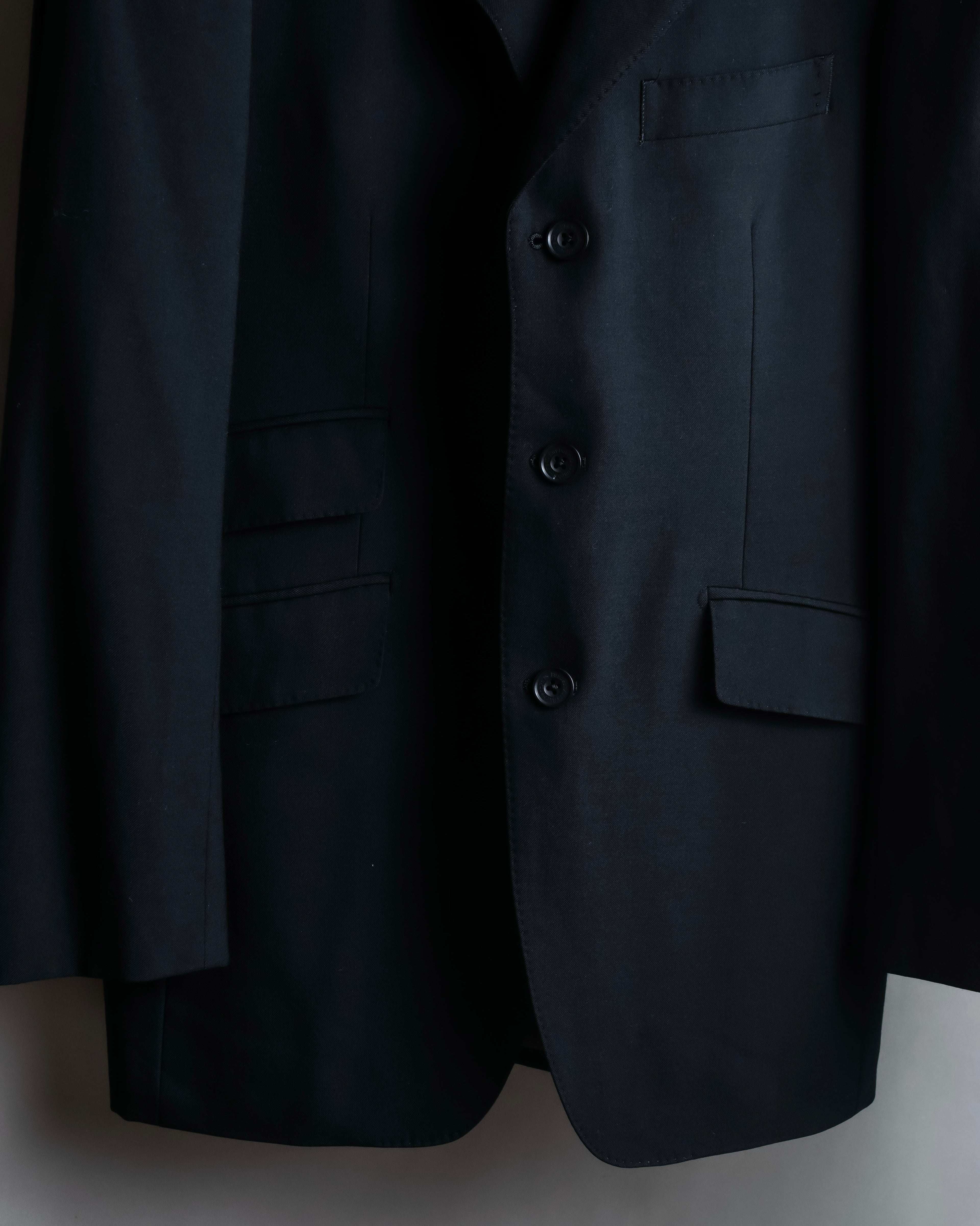 "Burberrys" Peaked lapel designed single 3B tailored jacket setup