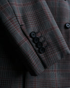 "Calvin Klein" Glen check oversized double breasted jacket