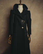 "BALENCIAGA" 2022 Distressed hooded long coat