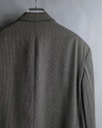"HUGO BOSS" Woven pattern oversized 3 button tailored jacket