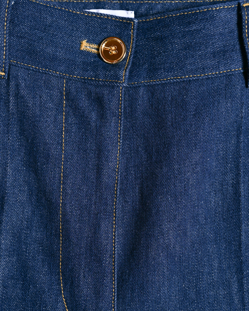 PATOU/ “Iconic Denim Trousers” Rolle Up Designed Denim