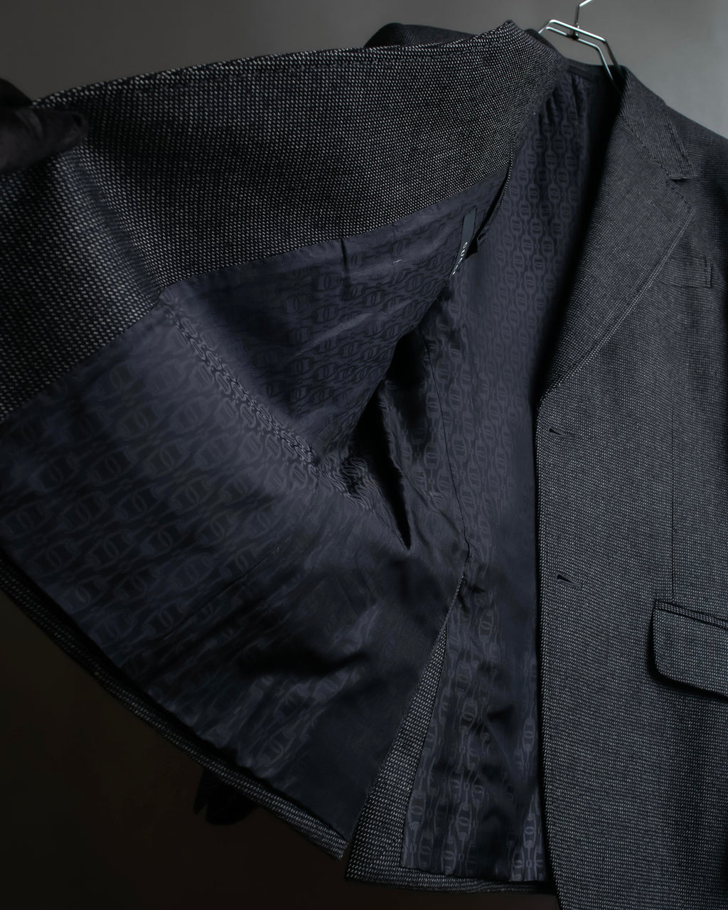 "GUCCI" 90's Tom Ford period bird eye weave set up