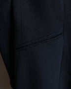 "GIORGIO ARMANI" 100% silk shawl collar shaped tailored jacket