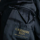 "GIANNI VALENTINO" 100% cashmere oversized chesterfield coat