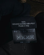 "GUCCI"Mid 2000s suede & smooth leather combination tailored jacket