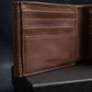 "BOTTEGA VENETA" Braided design leather bifold wallet