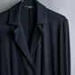 "Max Mara" Draped fabric patch pockets design tailored jacket