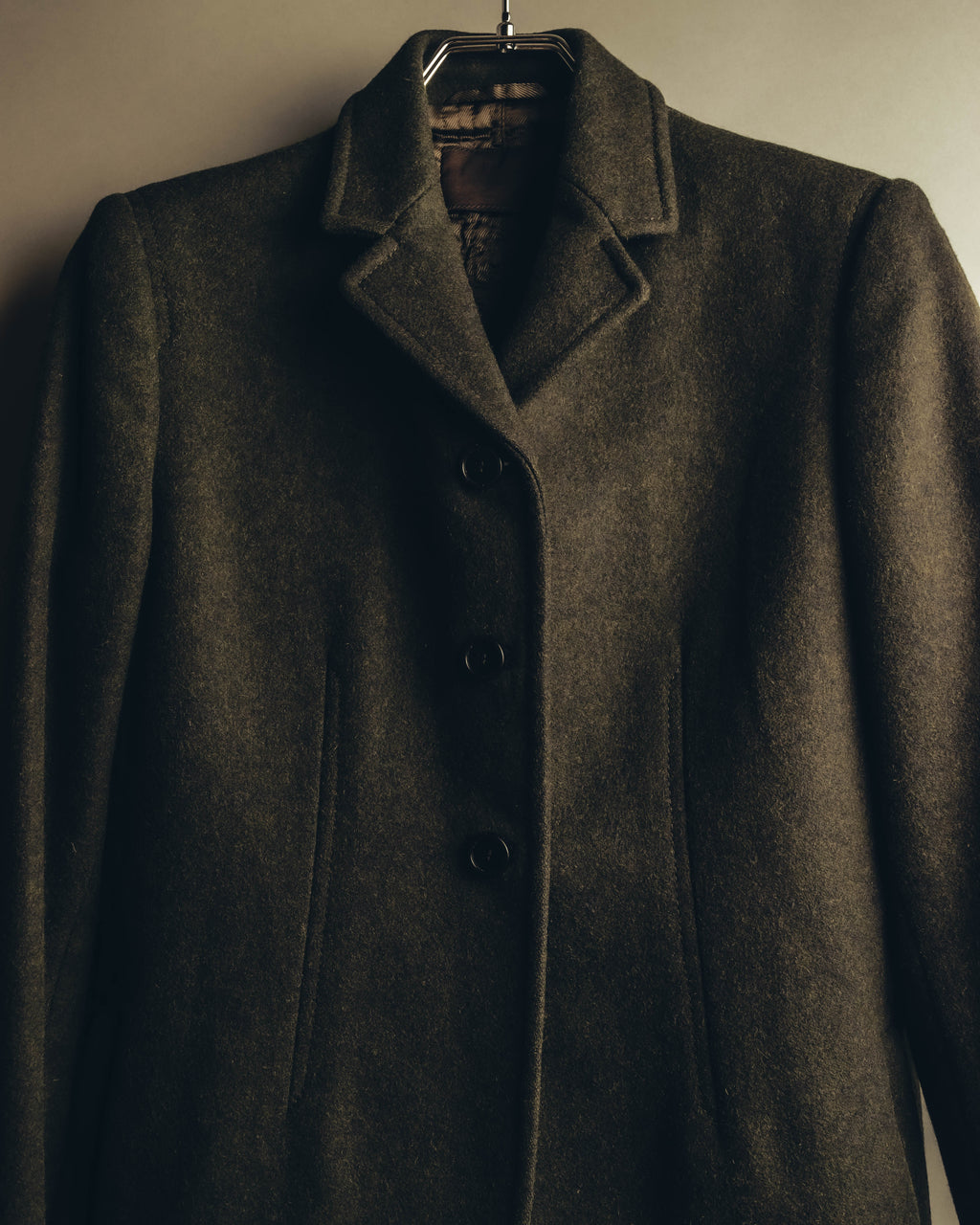 "PRADA" 90's-00's Quilted wool tailored jacket