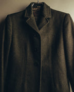 "PRADA" 90's-00's Quilted wool tailored jacket