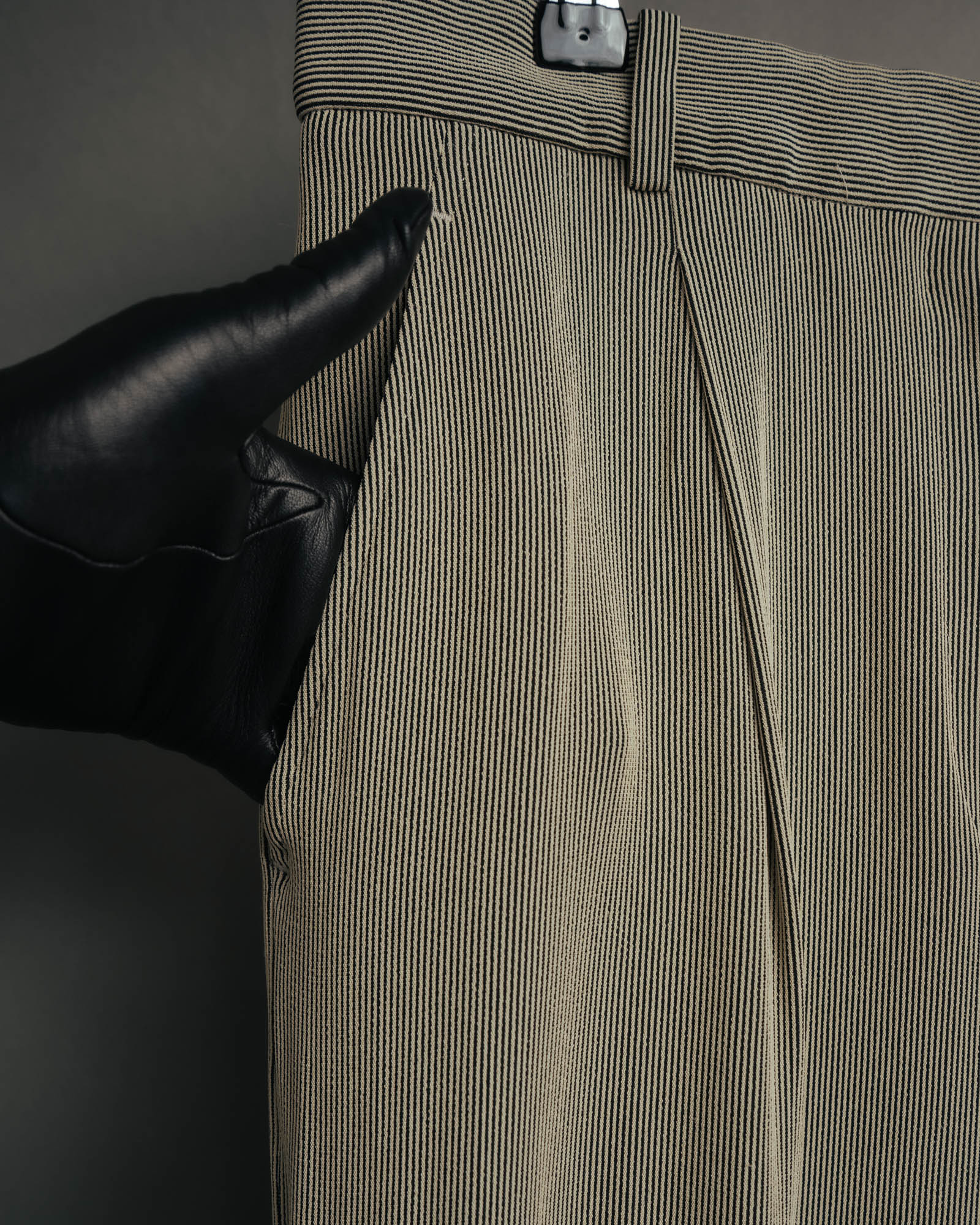 -SPECIAL- “HERMÈS“ Late 90’s-2010’s Fluid striped wide trousers