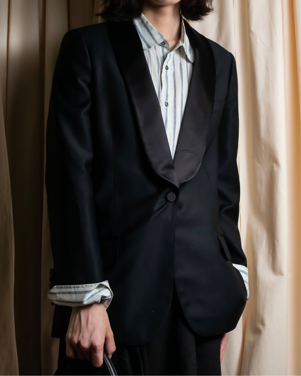 "GUCCI" Pre-Fall 2018 collection message embroidered shawl collar jacket