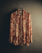 -SPECIAL- "GUCCI" 2010's-20's Romantic floral ruffle blouse