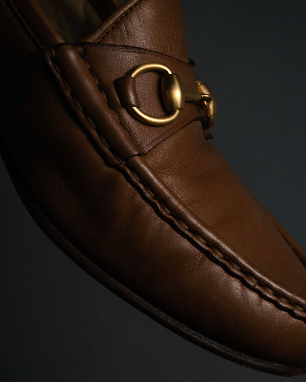 “GUCCI” 1980’s-1990’s Horsebit leather loafers