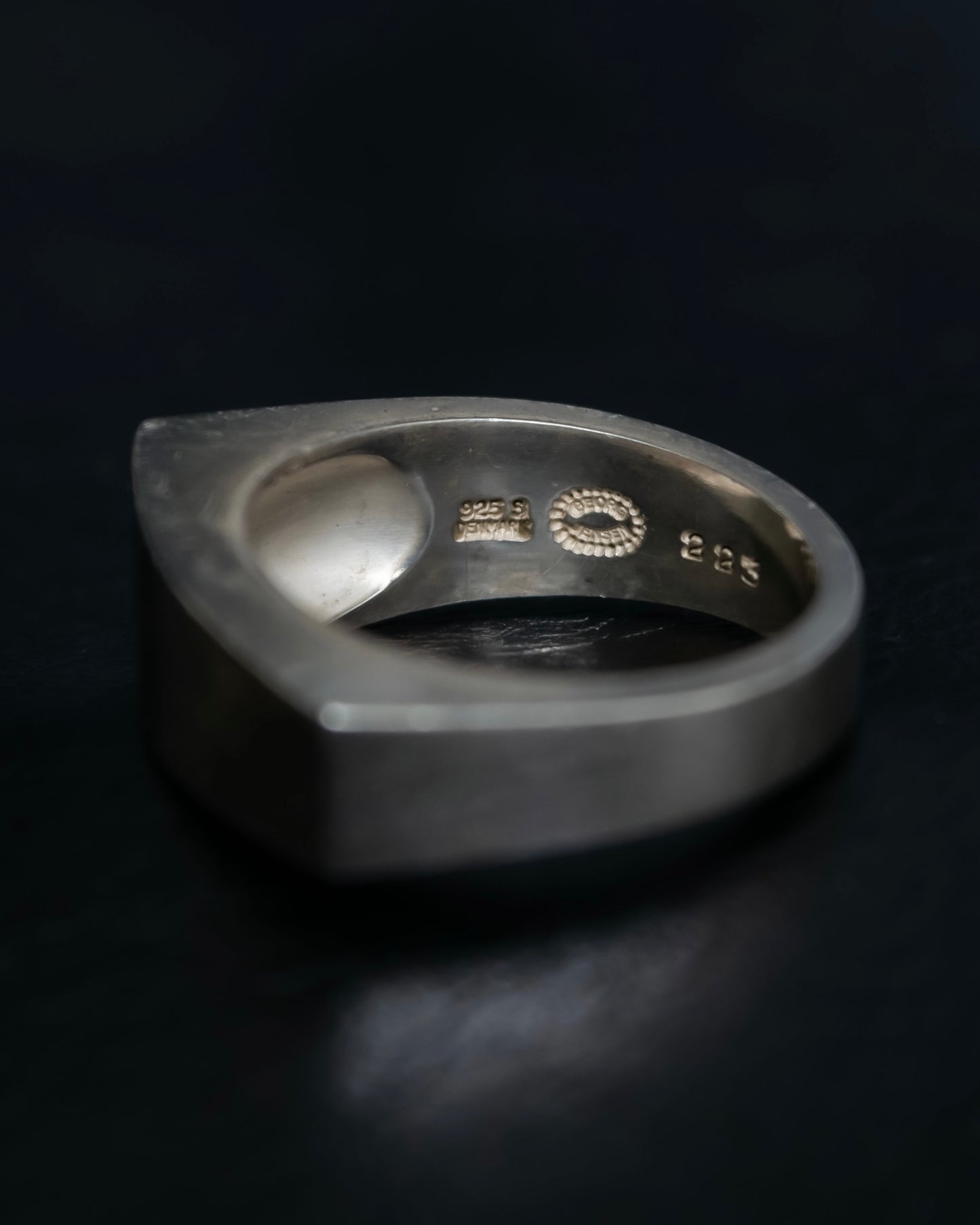 "GEORG JENSEN" Straight cut silver 925 ring