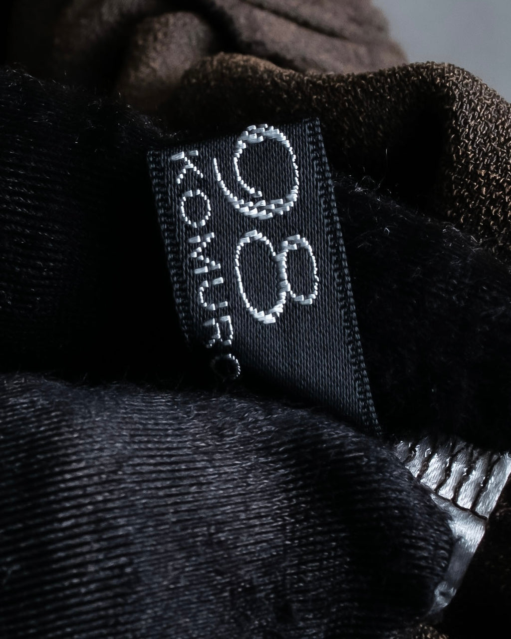 "SHIZUKA KOMURO" Dark brown color easy waist slacks