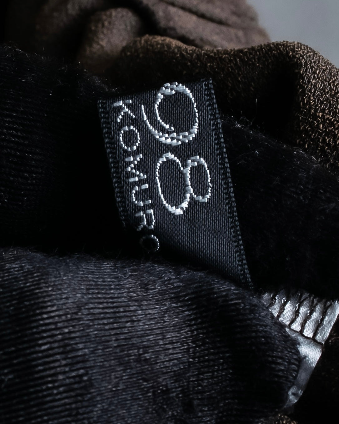 "SHIZUKA KOMURO" Dark brown color easy waist slacks