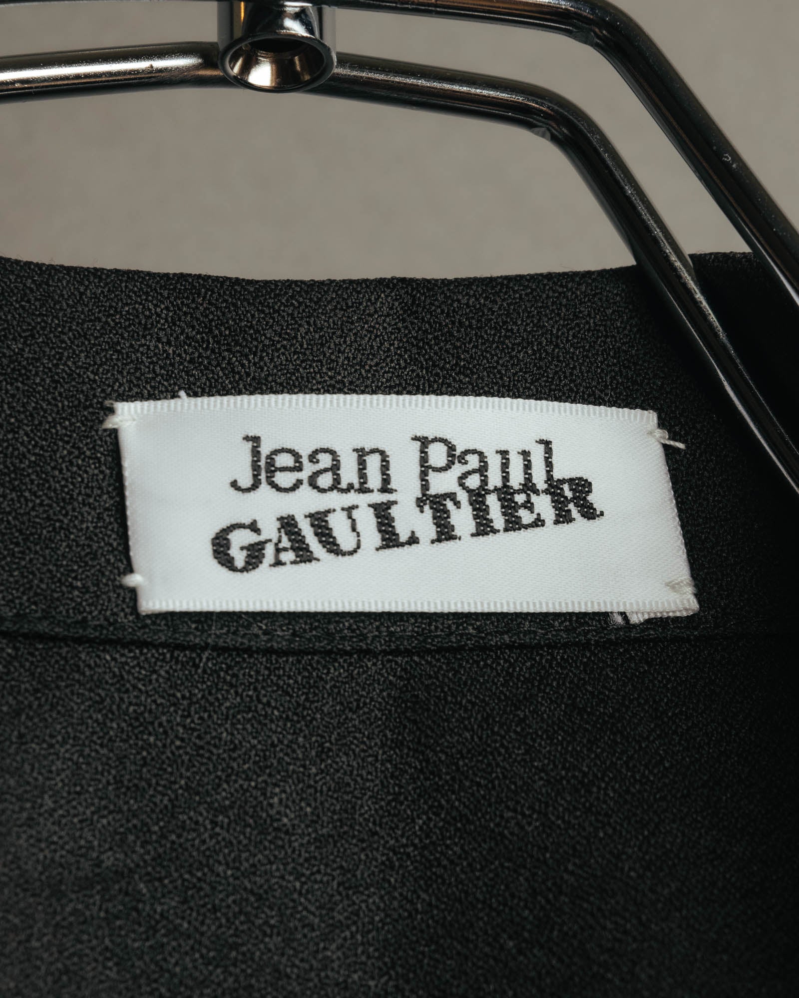 "Jean Paul GAULTIER" 80's-90's Avant-garde sleeveless long gilet coat