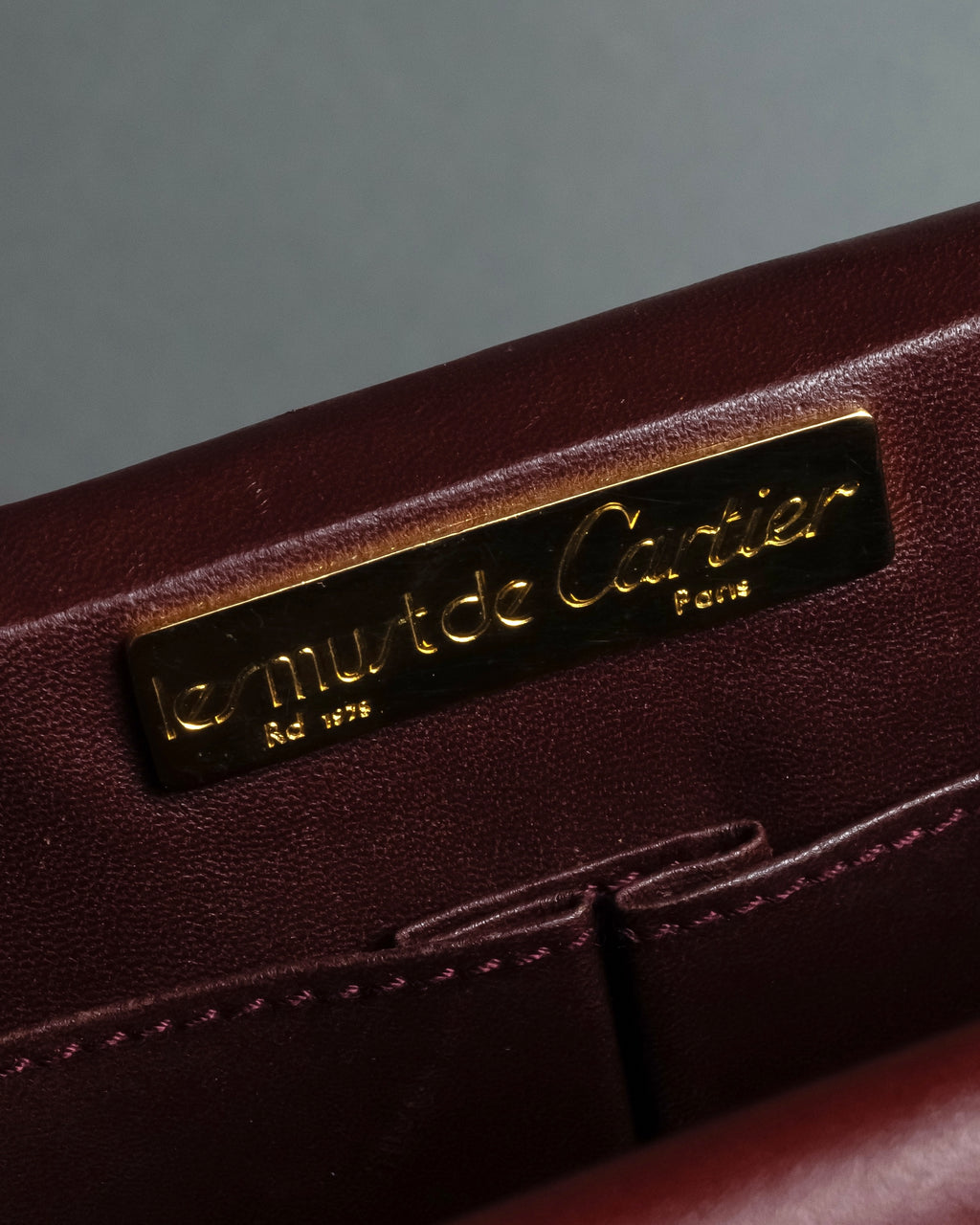 "Cartier" Les Must de Cartier geometric design shoulder bag
