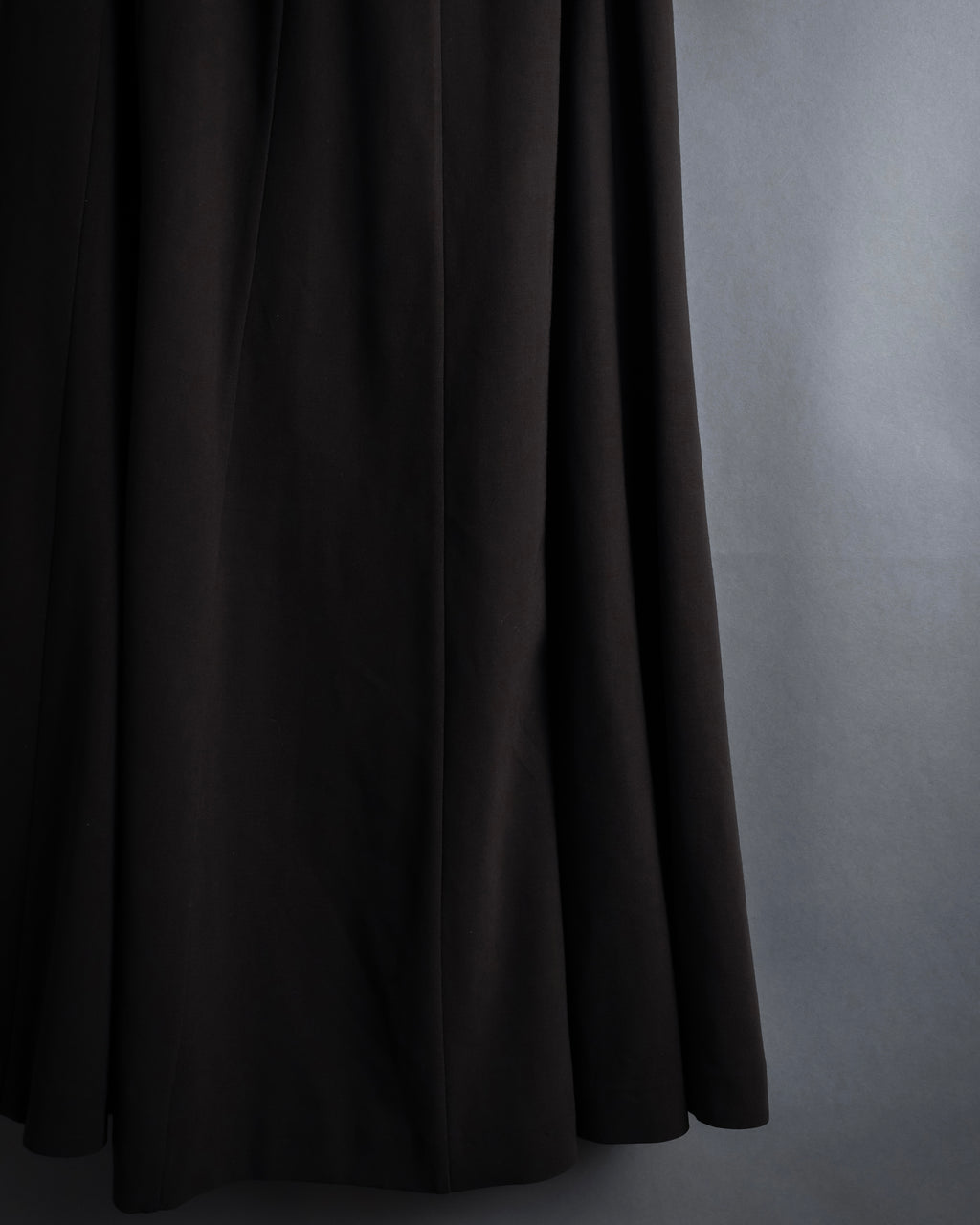 "HERMES" 90's Gold parts design derived from horse tack flared skirt