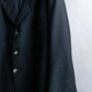 "ISSIMO" Oversized marble button design wool tailored jacket