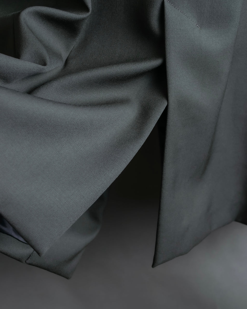 "MM6 MAISON MARGIELA" Wrap front oversized tailored jacket