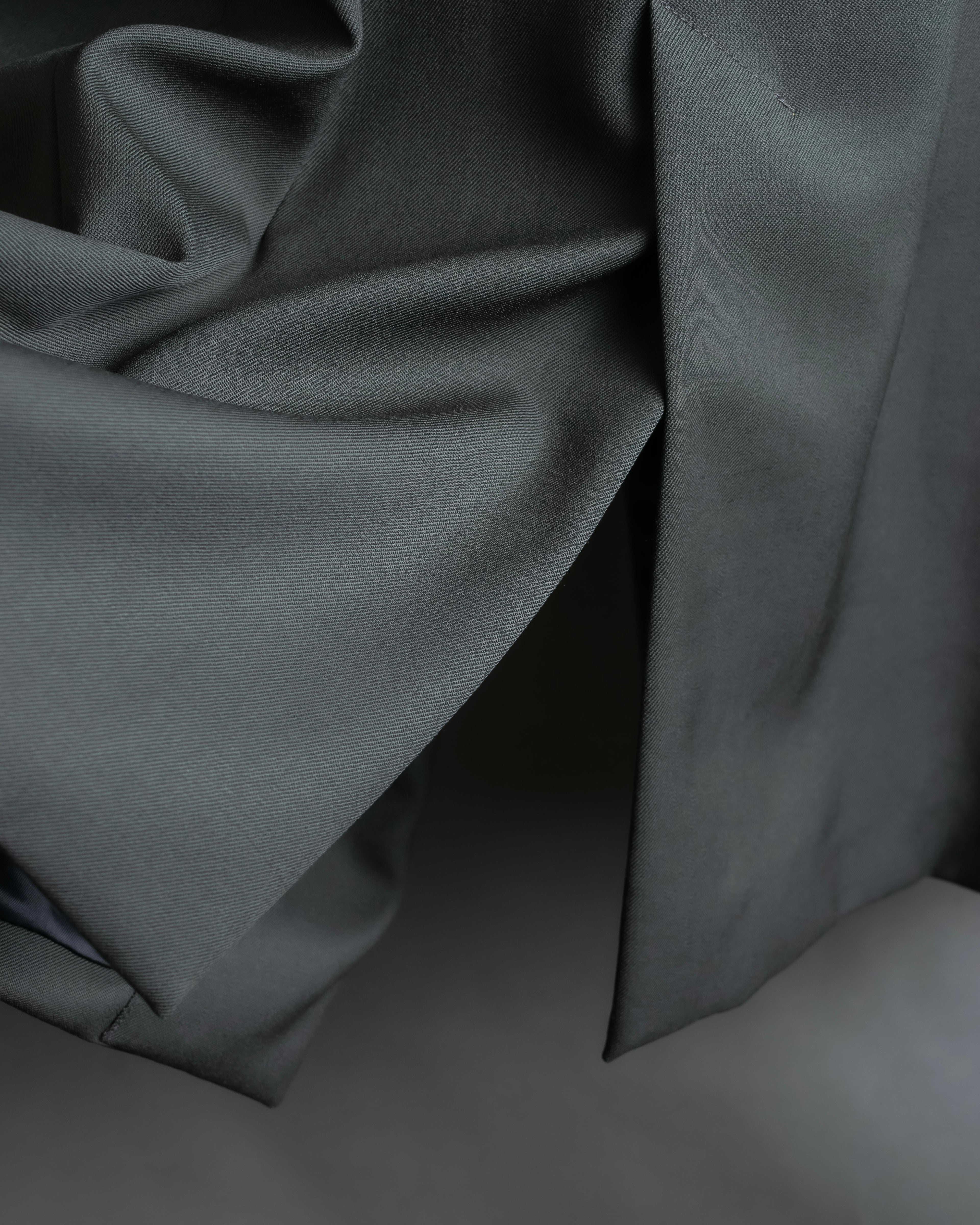 "MM6 MAISON MARGIELA" Wrap front oversized tailored jacket